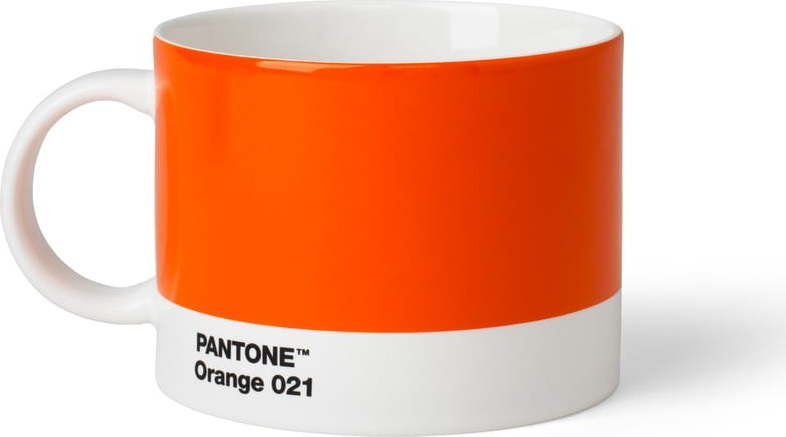 Oranžový hrnek na čaj Pantone