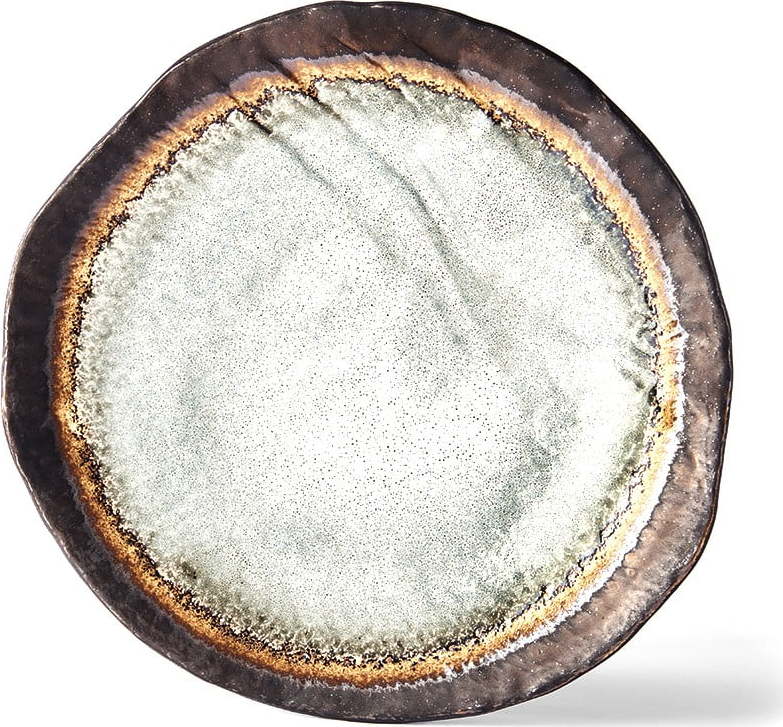 Šedý keramický talíř MIJ Akane