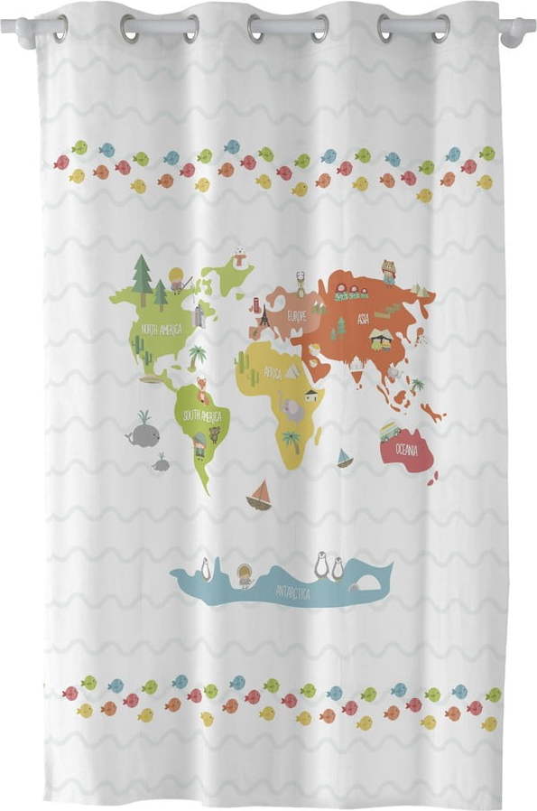 Dětský závěs Happynois World Map