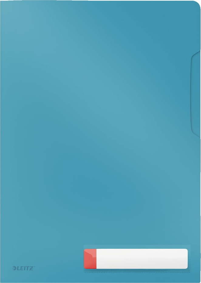 Modré neprůhledné kancelářské desky Leitz Cosy