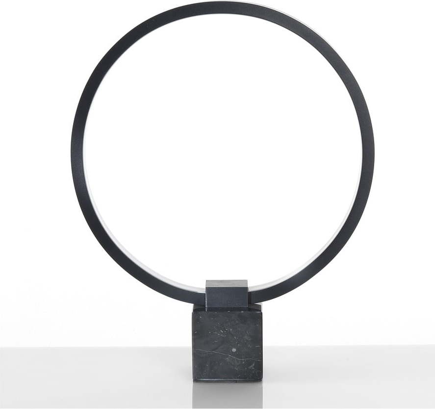 Černá stolní lampa Tomasucci Ring