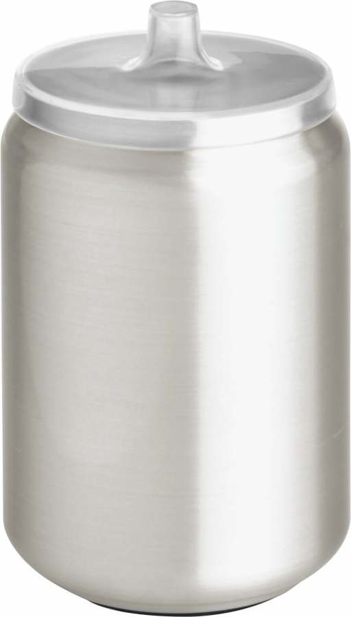 Kovová dóza stříbrné barvy s víčkem iDesign Austin iDesign