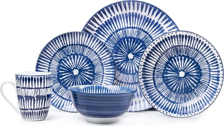 Porcelánové nádobí v sadě 30 kusů Bonami Essentials Lagoona Bonami Essentials