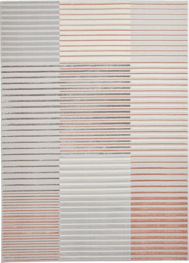 Růžový/šedý koberec 220x160 cm Apollo - Think Rugs Think Rugs