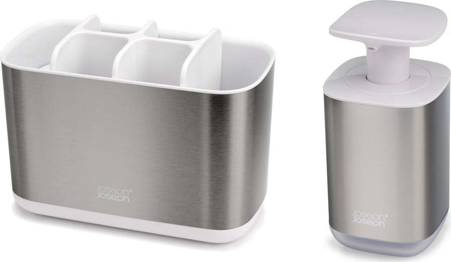 Set dávkovače mýdla se stojánkem na zubní kartáčky Joseph Joseph EasyStore Joseph joseph