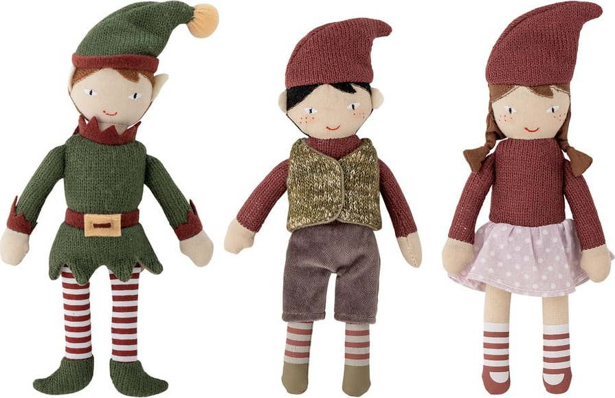 Vánoční figurky v sadě 3 ks Jingle - Bloomingville Bloomingville