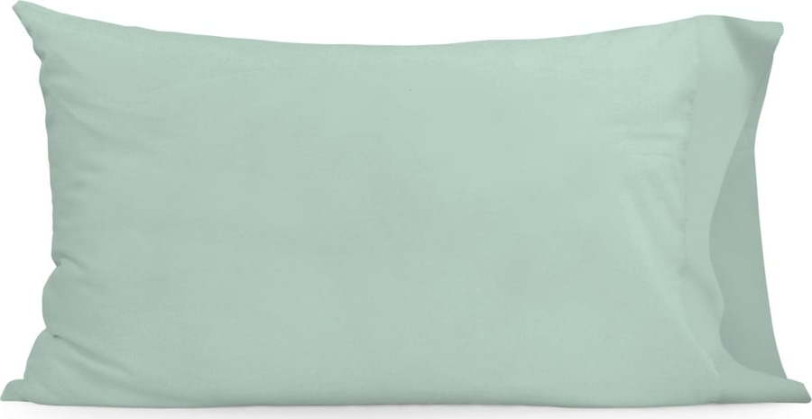 Mentolově zelený bavlněný povlak na polštář Mr. Fox Basic
