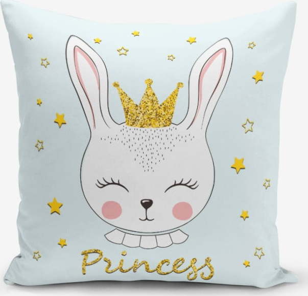 Povlak na polštář s příměsí bavlny Minimalist Cushion Covers Princess Rabbit