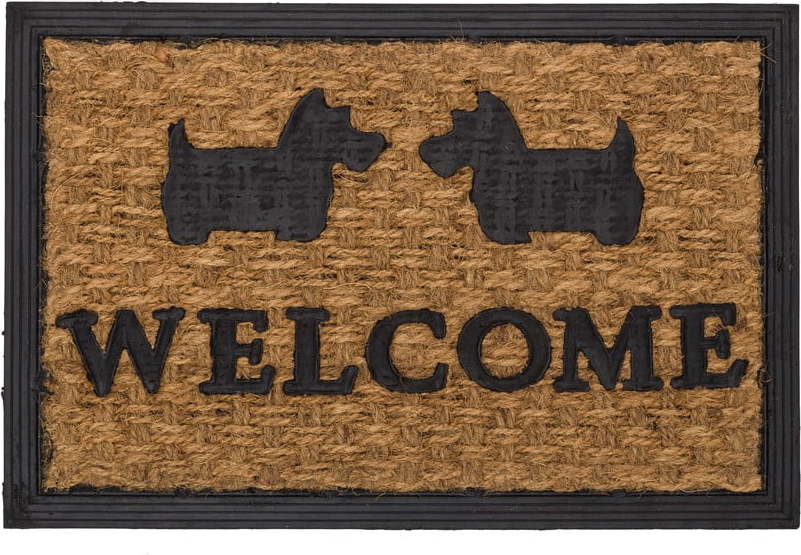 Rohožka před dveře z kokosového vlákna Unimasa Dogs Unimasa