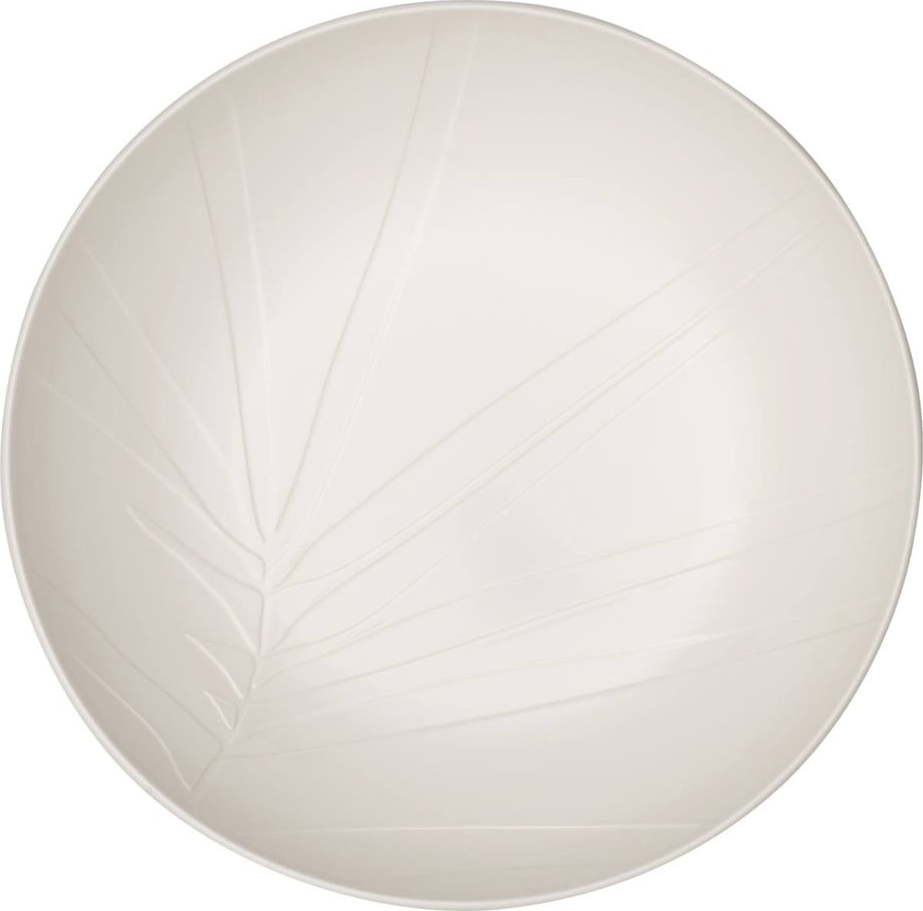 Servírovací bílá porcelánová miska Villeroy & Boch Leaf