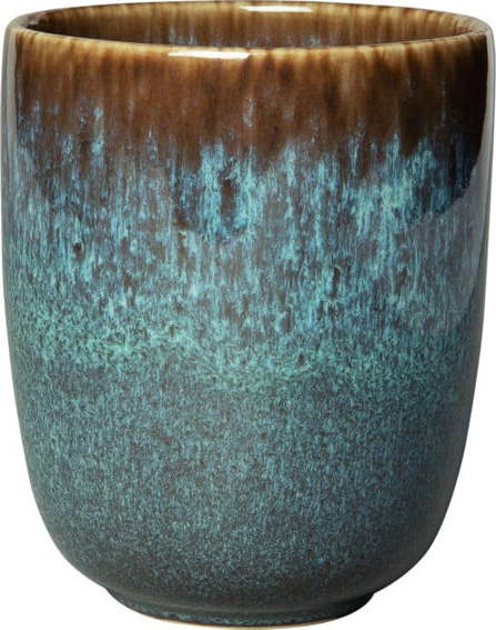 Tyrkysovo-hnědý kameninový hrnek Villeroy & Boch Like Lave