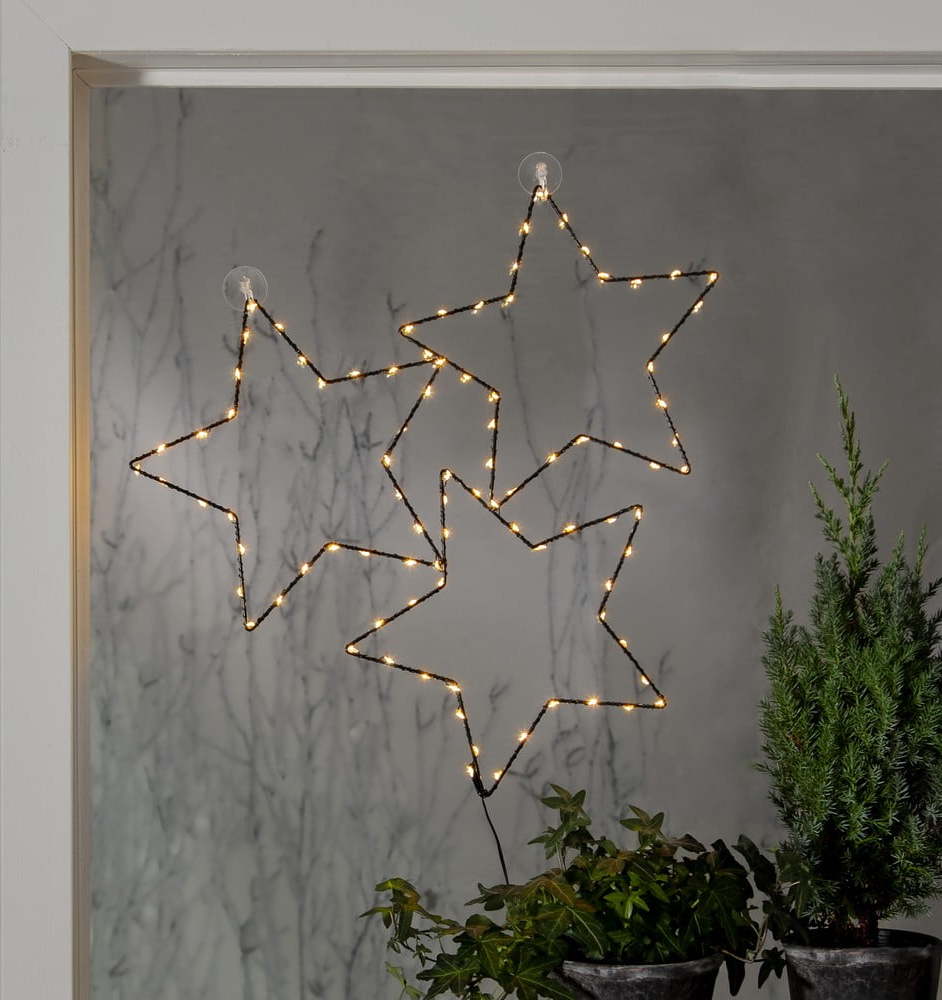 Černá vánoční světelná dekorace Stella - Star Trading Star Trading