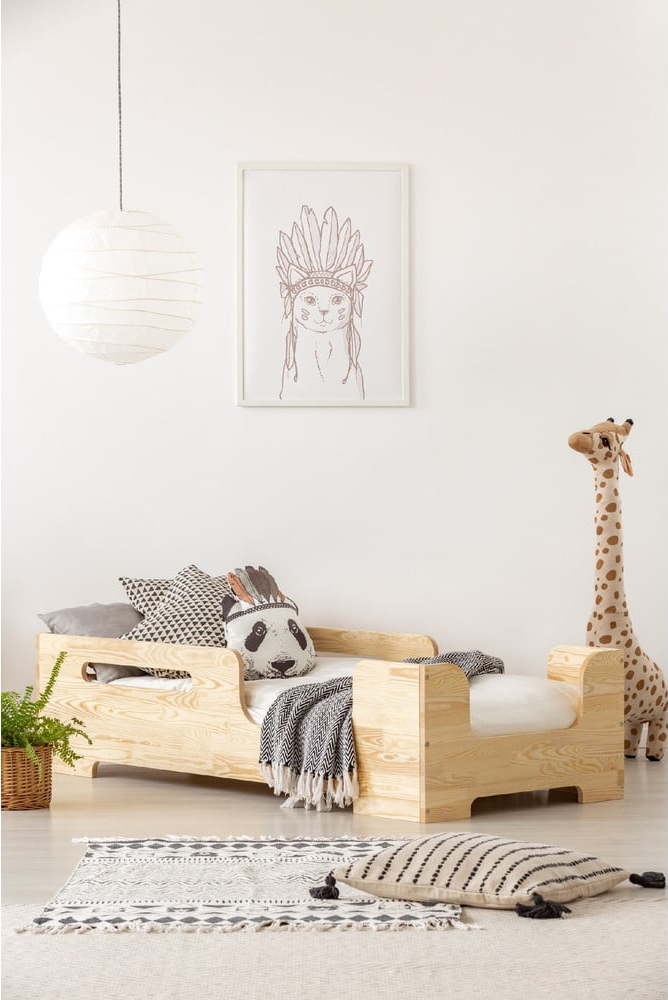 Dětská postel z borovicového dřeva 80x200 cm Box 2 - Adeko Adeko