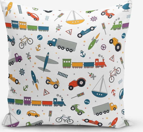 Dětský povlak na polštář Child Vehicles - Minimalist Cushion Covers Minimalist Cushion Covers