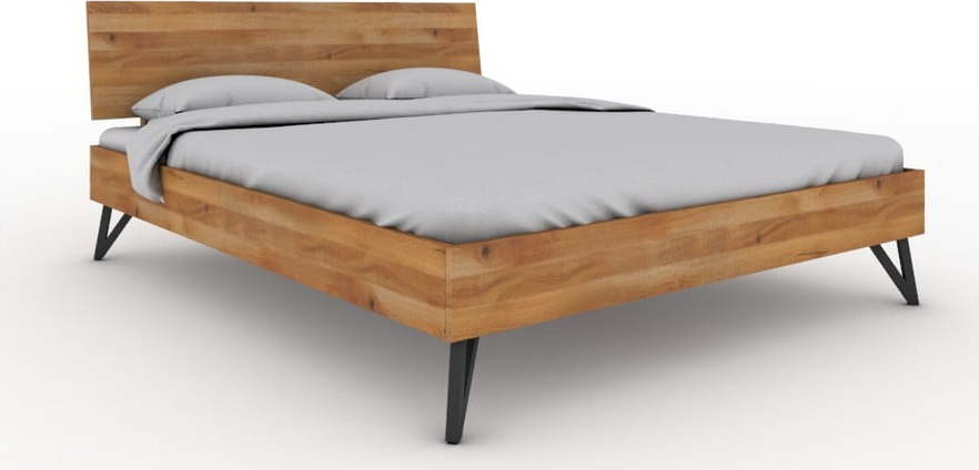 Dvoulůžková postel z dubového dřeva 160x200 cm Golo 2 - The Beds The Beds