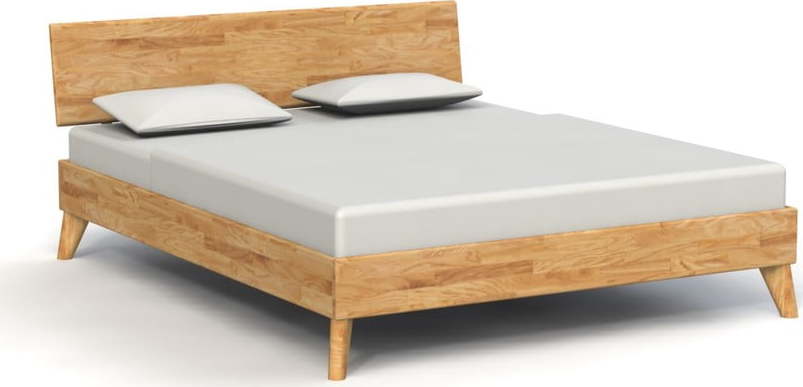 Dvoulůžková postel z dubového dřeva 180x200 cm Greg 1 - The Beds The Beds