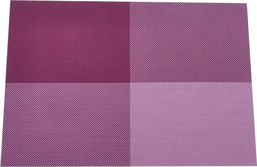 Fialové látkové prostírání 2 ks 30x45 cm Chess - JAHU collections JAHU collections