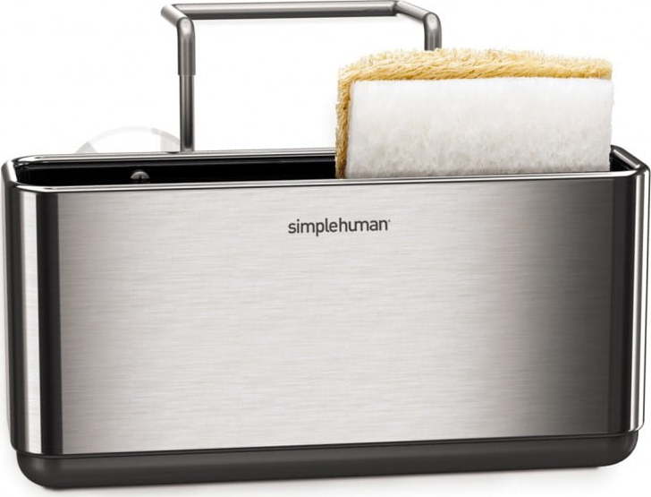 Samodržící kovový držák na houbičku Slim - simplehuman Simplehuman