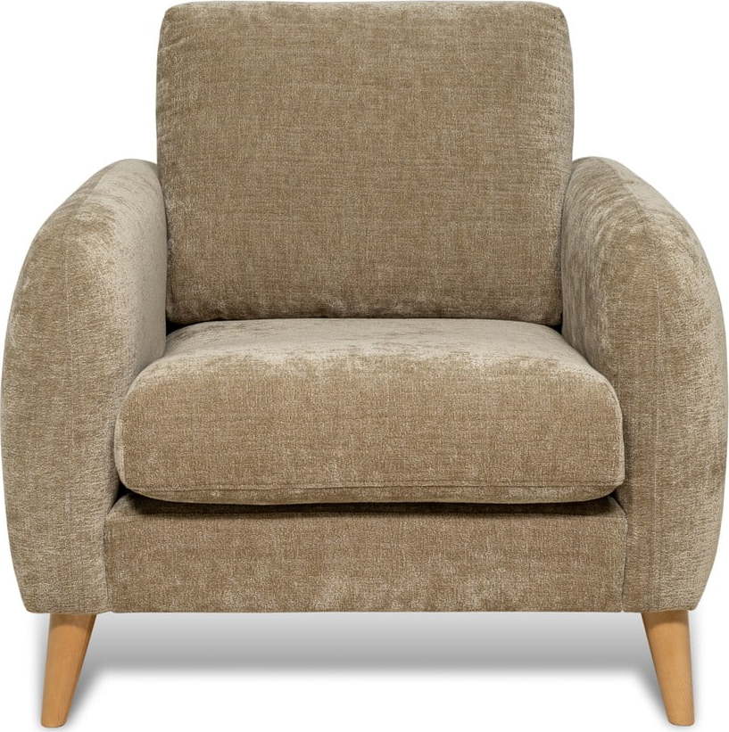 Světle hnědé křeslo Marvel - Scandic Scandic