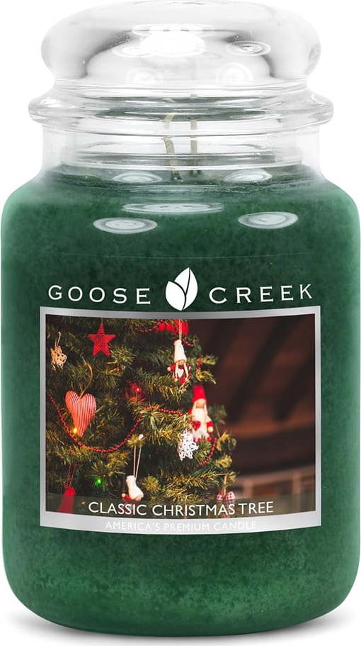 Vonná svíčka ve skleněné dóze Goose Creek Vánoční stromek