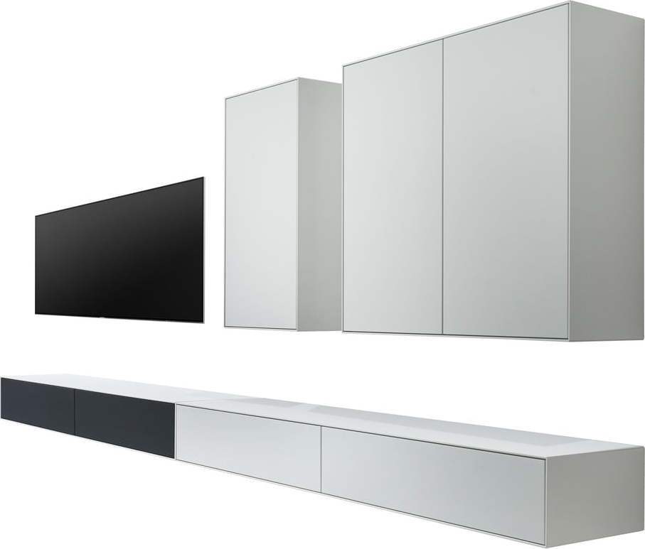 Černo-bílá sestava TV stolku a 2 komod Edge by Hammel - Hammel Furniture Hammel Furniture