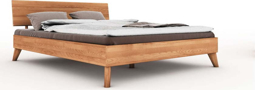 Dvoulůžková postel z bukového dřeva 140x200 cm Greg 1 - The Beds The Beds