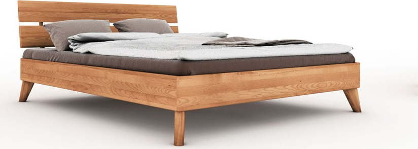 Dvoulůžková postel z bukového dřeva 200x200 cm Greg 2 - The Beds The Beds