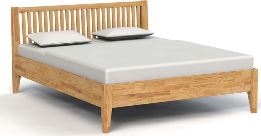Dvoulůžková postel z dubového dřeva 140x200 cm Odys - The Beds The Beds