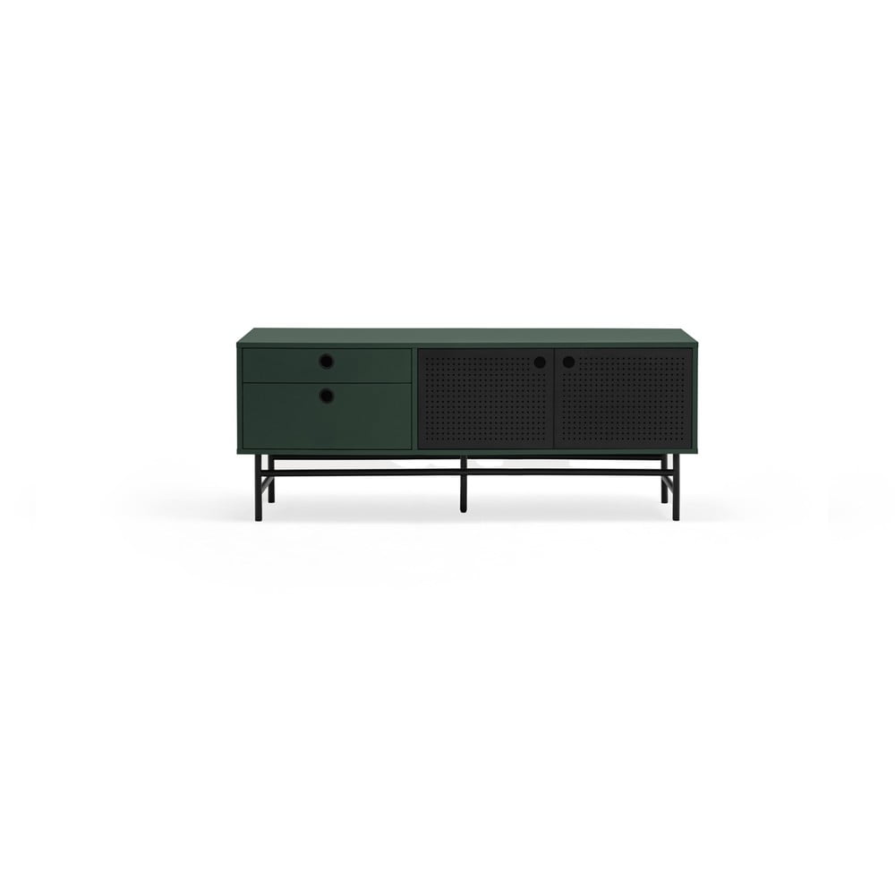 Tmavě zelený TV stolek 140x52 cm Punto - Teulat Teulat