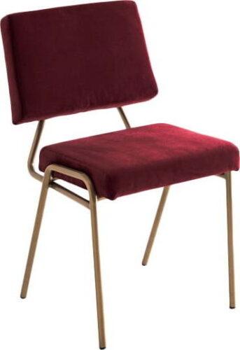 Červená jídelní židle Simple - CustomForm CustomForm
