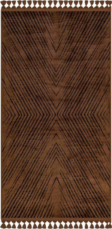 Hnědý pratelný koberec 230x160 cm - Vitaus Vitaus