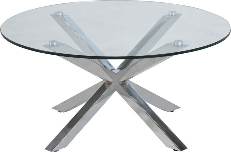 Kulatý konferenční stolek ve stříbrné barvě ø 82 cm Heaven - Actona Actona