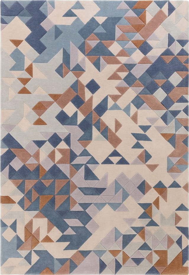 Modro-béžový koberec 170x120 cm Enigma - Asiatic Carpets Asiatic Carpets