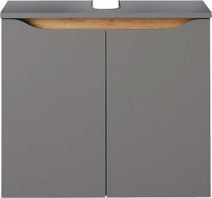 Šedá závěsná skříňka pod umyvadlo 60x53 cm Set 357 - Pelipal Pelipal