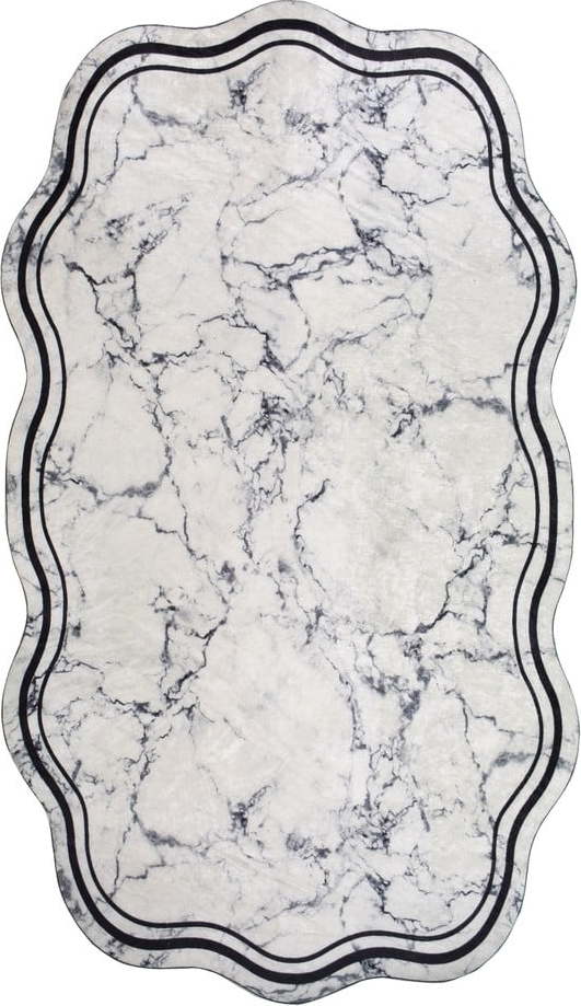 Bílý/šedý koberec 120x80 cm - Vitaus Vitaus