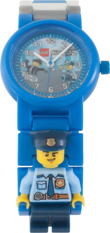 Dětské hodinky s figurkou LEGO® City Police Officer LEGO