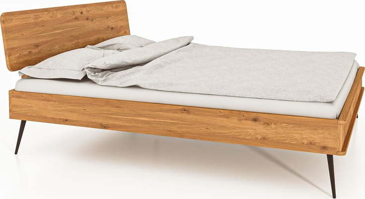 Dvoulůžková postel z dubového dřeva 180x200 cm Kula 1 - The Beds The Beds