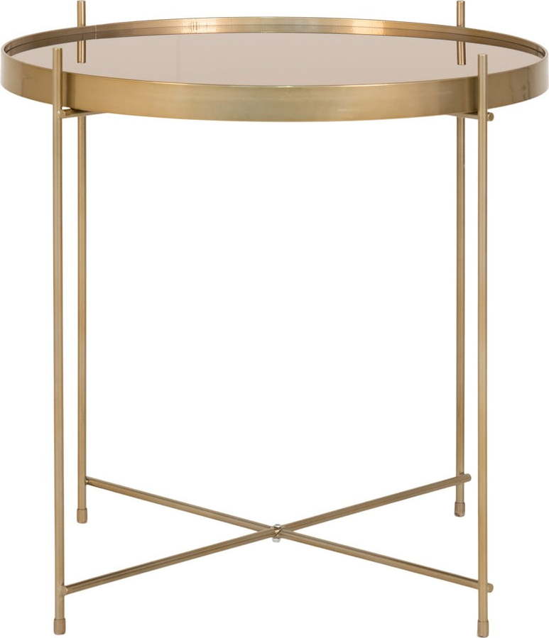 Kulatý konferenční stolek ve zlaté barvě ø 48 cm Venezia - House Nordic House Nordic