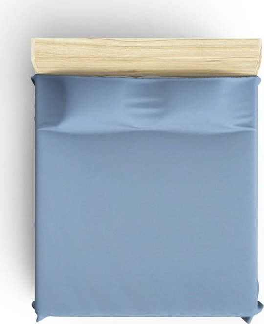 Modrý bavlněný přehoz na dvoulůžko 200x240 cm Blue - Mijolnir Mijolnir