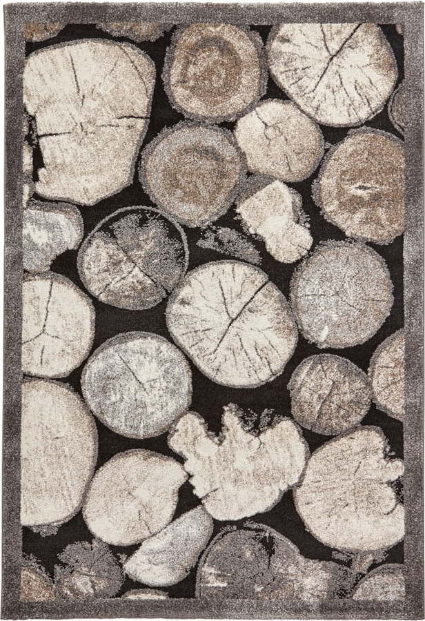 Šedý koberec 170x120 cm Woodland - Think Rugs Think Rugs