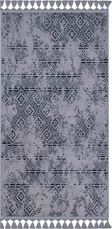 Šedý pratelný koberec 120x80 cm - Vitaus Vitaus