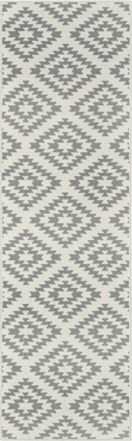 Šedý/béžový koberec běhoun 300x80 cm Nordic - Hanse Home Hanse Home