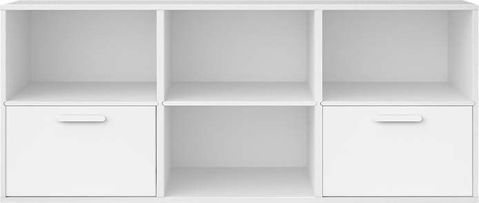 Bílá nízká komoda 134x56 cm Keep by Hammel - Hammel Furniture Hammel Furniture