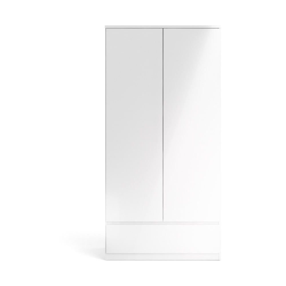 Bílá šatní skříň 99x201 cm Naia - Tvilum Tvilum