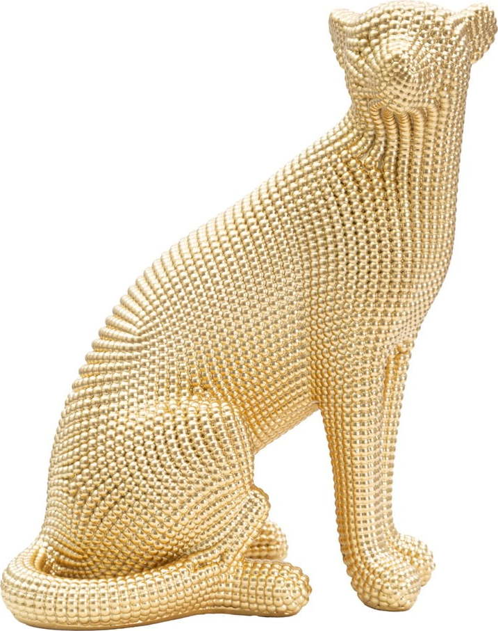 Soška ve zlatém dekoru Mauro Ferretti Leopard Mauro Ferretti