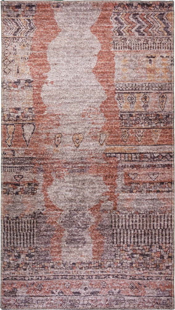 Světle červený pratelný koberec 150x80 cm - Vitaus Vitaus