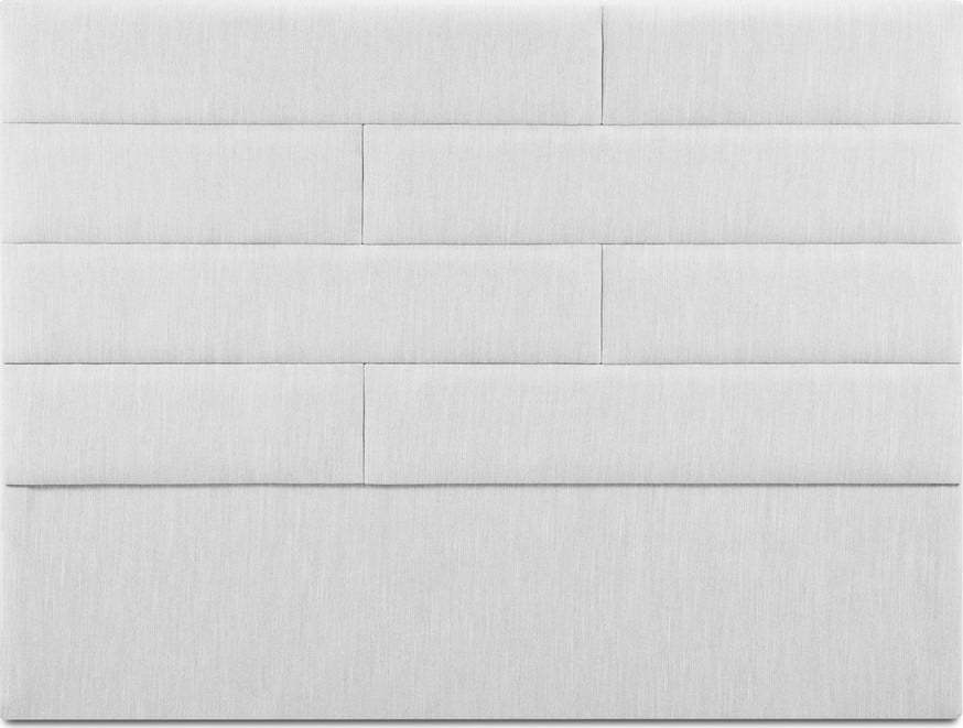 Světle šedé čalouněné čelo postele 140x120 cm NY - Cosmopolitan Design Cosmopolitan design