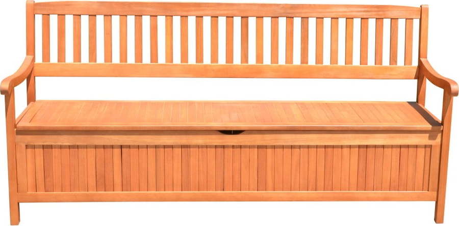 Zahradní lavice s úložným prostorem z eukalyptového dřeva Garden Pleasure Houston
