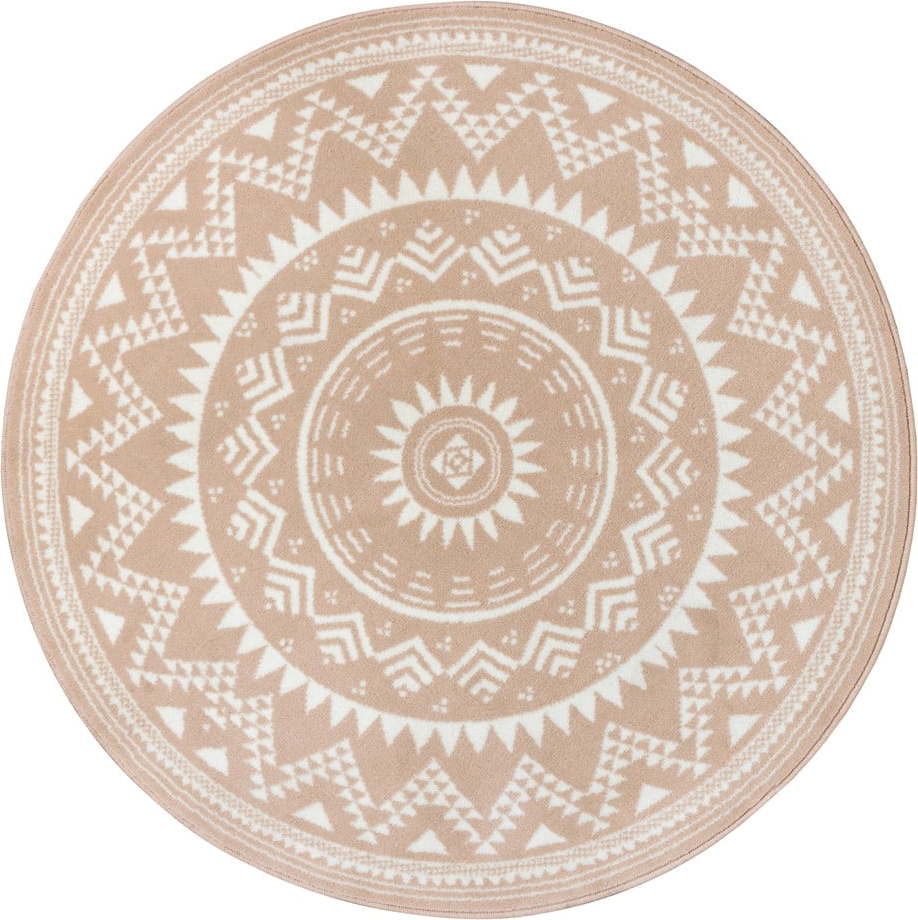 Béžový kulatý koberec ø 200 cm Valencia - Hanse Home Hanse Home