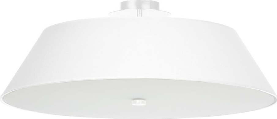 Bílé stropní svítidlo se skleněným stínidlem ø 60 cm Hektor - Nice Lamps Nice Lamps